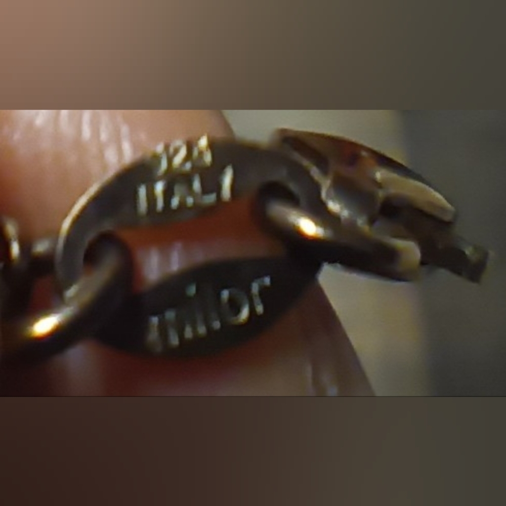 MILOR ITALY Signed 924 Chocolate Ankle Bracelet - Picture 3 of 6
